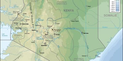 Kenya mappa sollievo