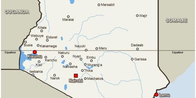 Mappa di kitale, Kenia