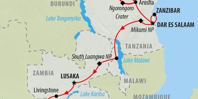 Mappa di mappa express Kenya